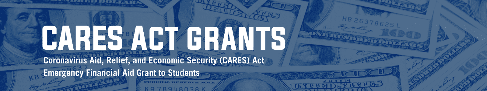 Cares Act Grants banner