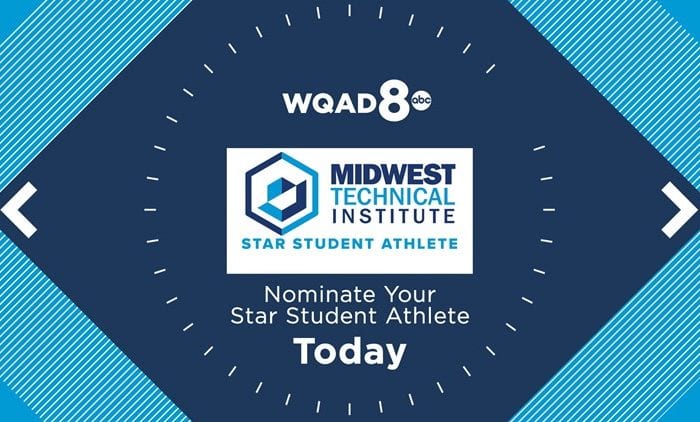 MTI Star Student Athlete with WQAD 2021-2022